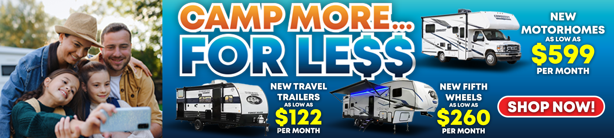 Camp More for Less